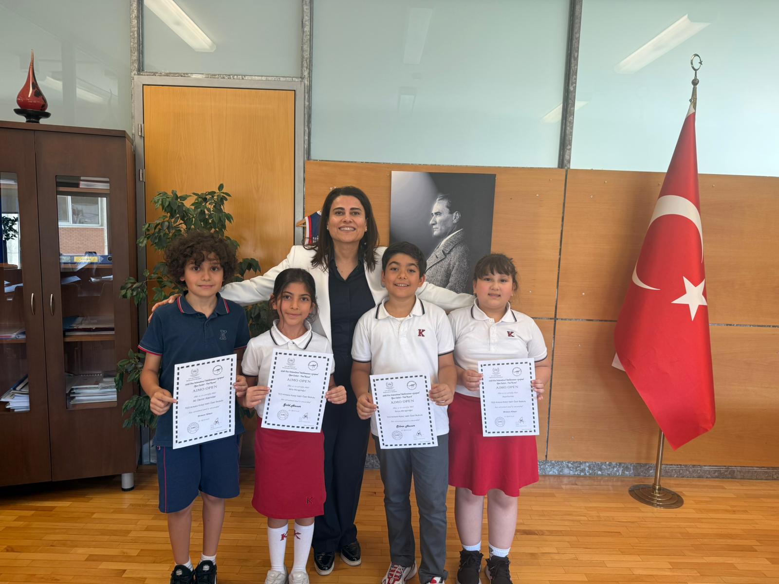 Öğrencilerimizden Asya Matematik Olimpiyatları'nda 4 Madalya